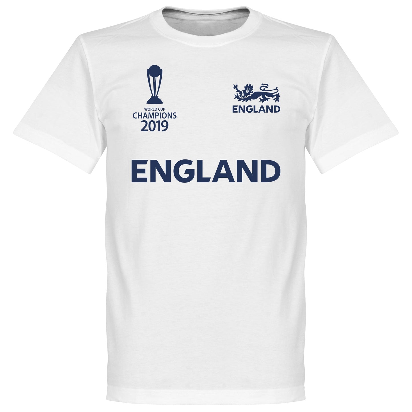 England Cricket World Cup Winners Squad T-Shirt - White