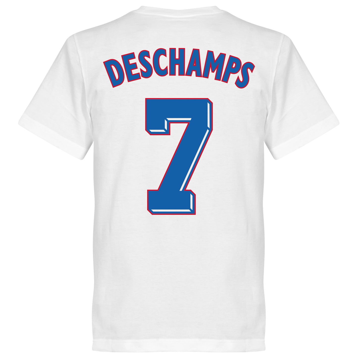 France 1998 Deschamps 7 Retro T-Shirt - White