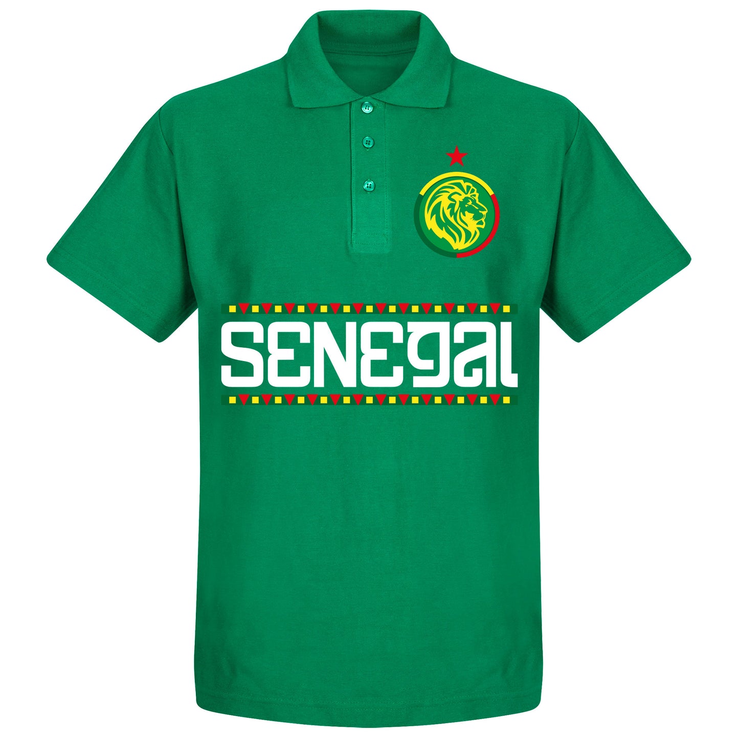 Senegal Team Polo Shirt - Green
