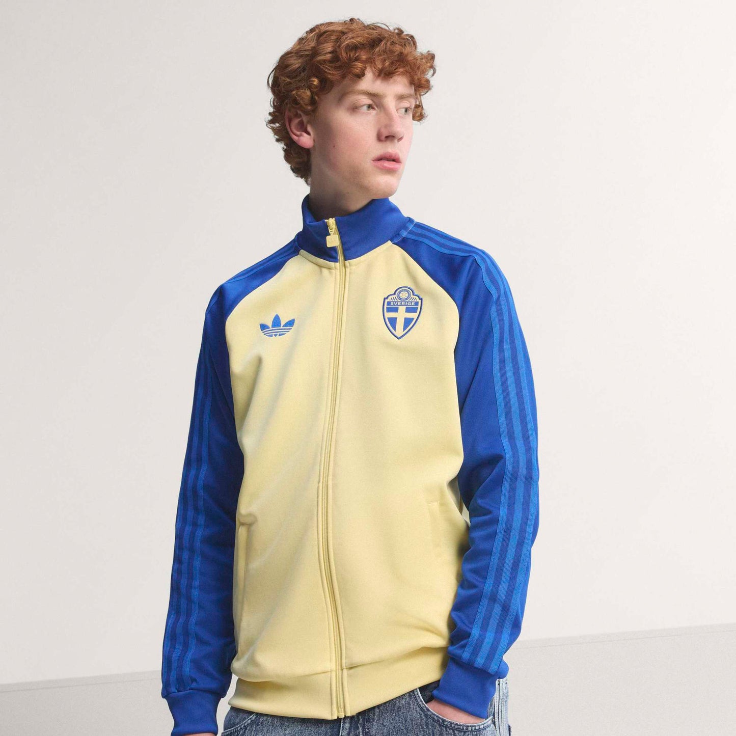 adidas Originals Sweden Track Jacket - Pale Yellow