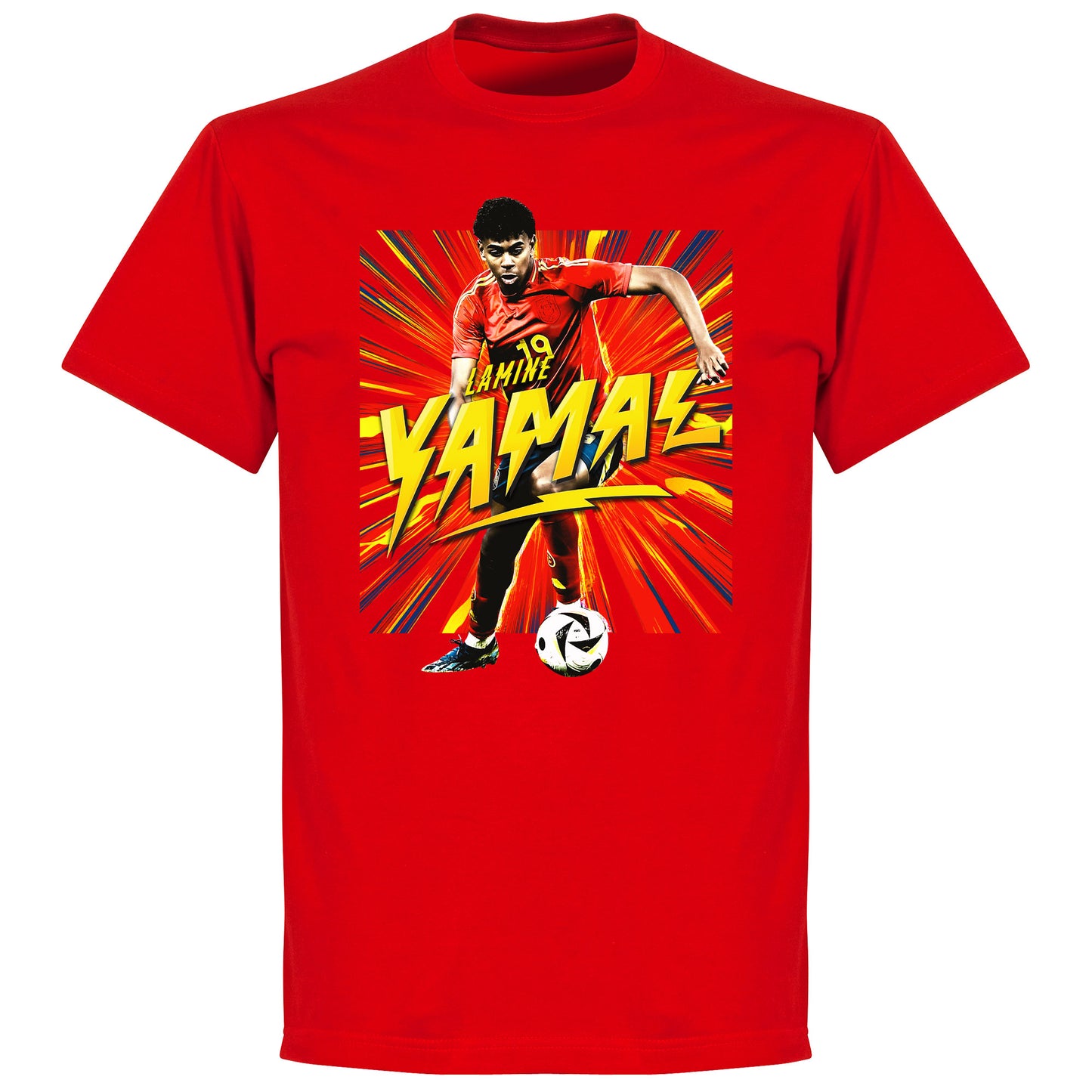 Yamal Starburst T-shirt - Red