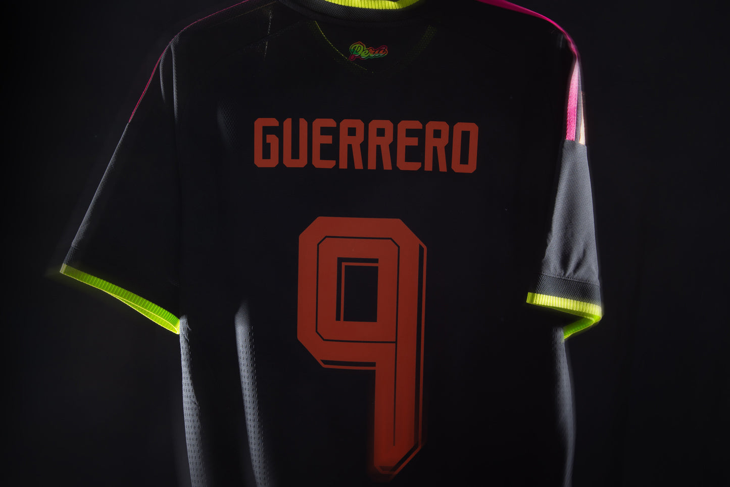 adidas Peru Authentic Away Guerrero 9 Shirt 2026-2027 (Official Printing)