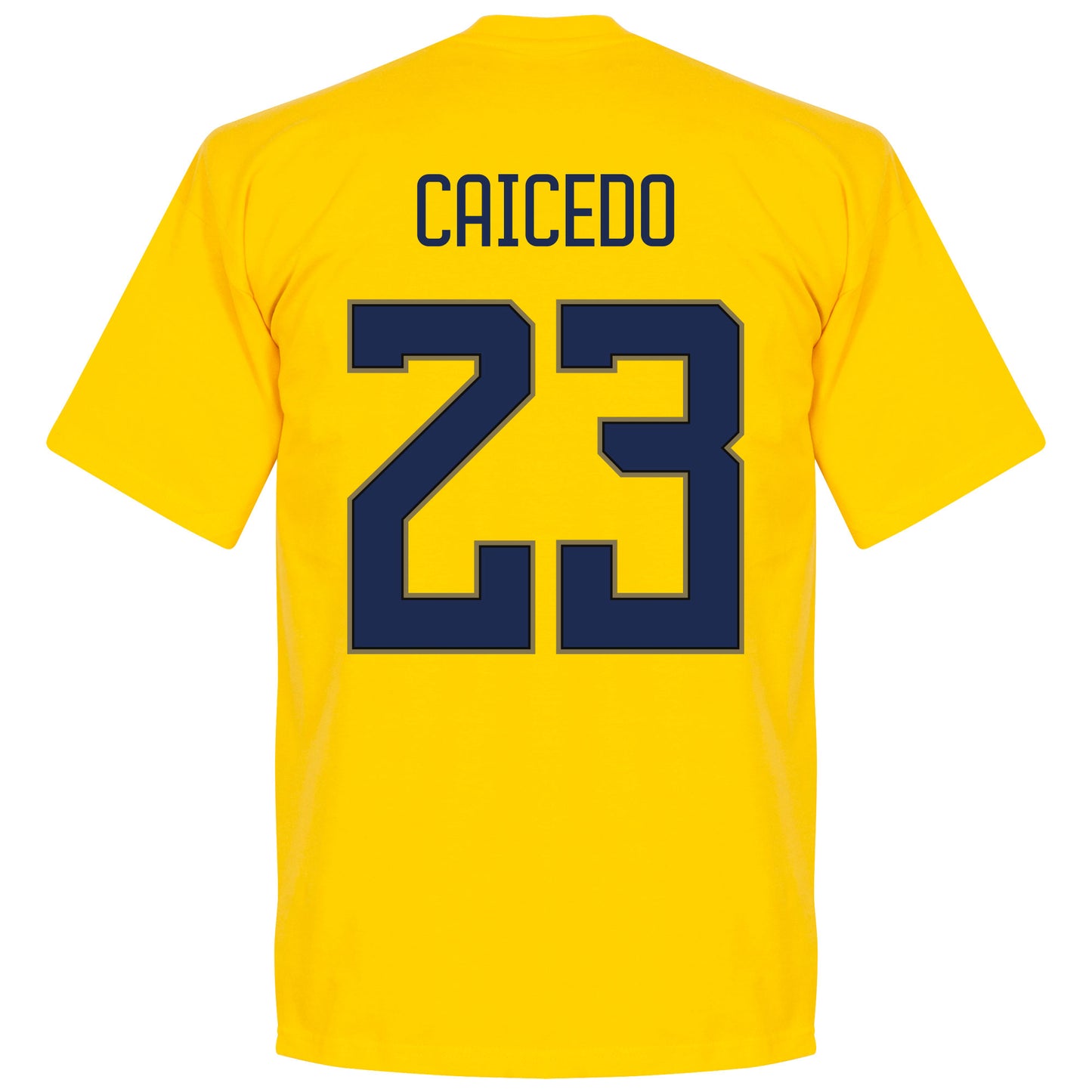 Ecuador Team Caicedo 23 T-shirt - Yellow