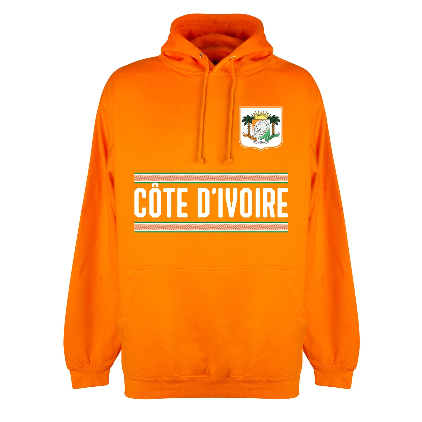 Ivory Coast Team KIDS Hoodie - Orange