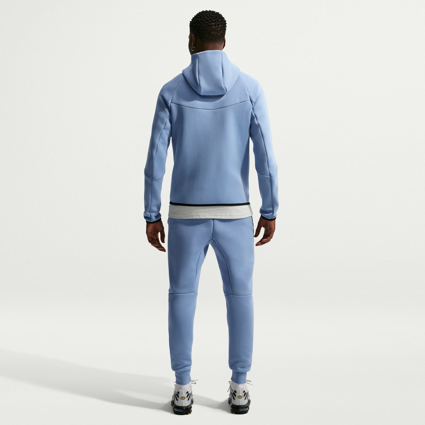 Nike England Tech Fleece FZ WR Hoodie - Light Blue - 2026-2027