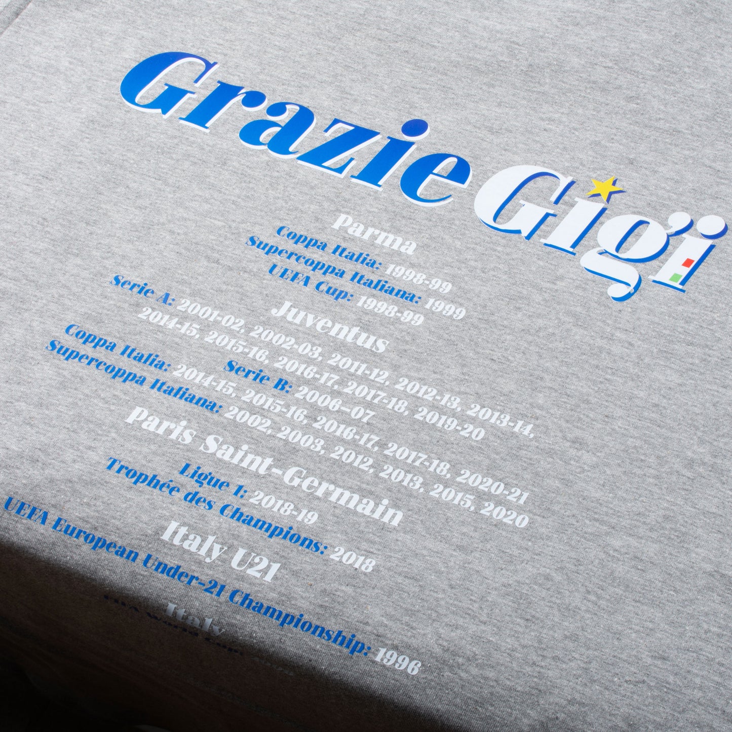 Grazie Gigi Honours T-shirt - Grey Marl