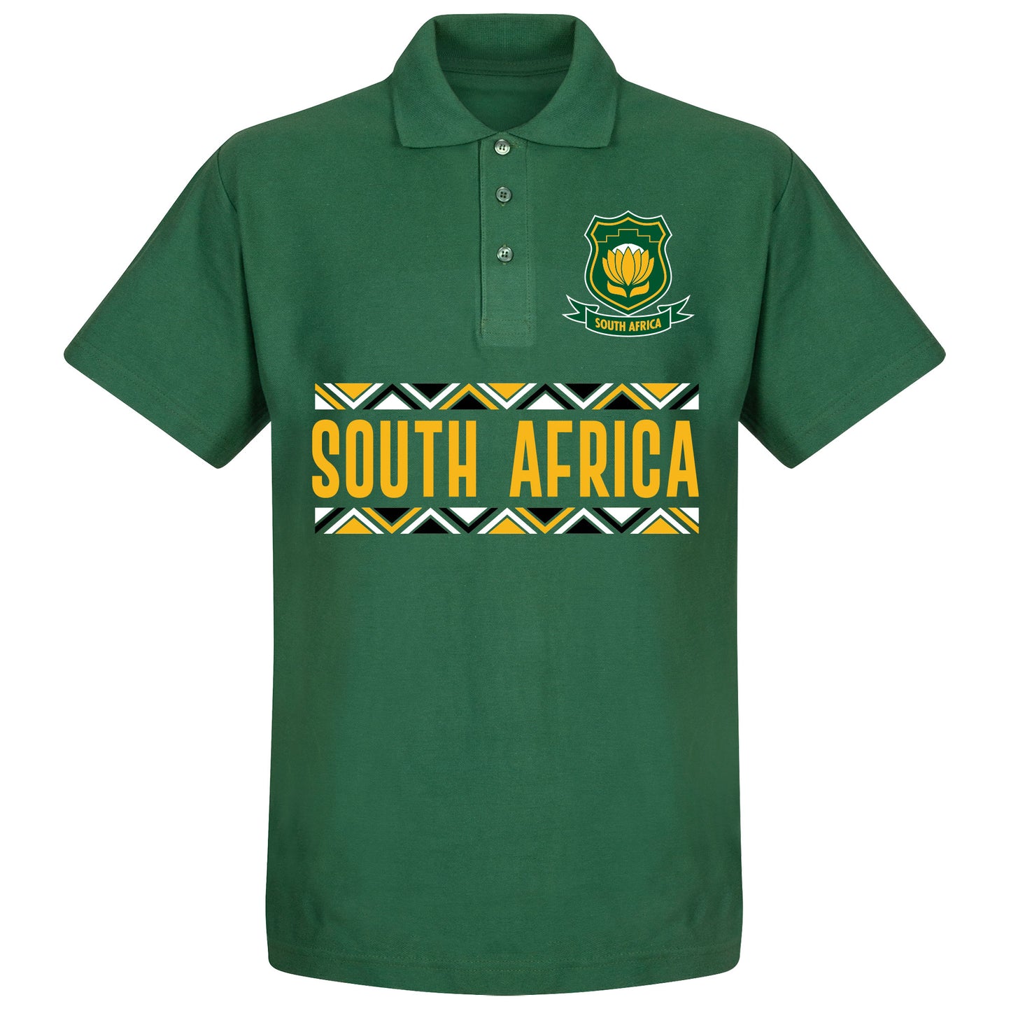 South Africa Rugby Team Polo Shirt - Bottle Green