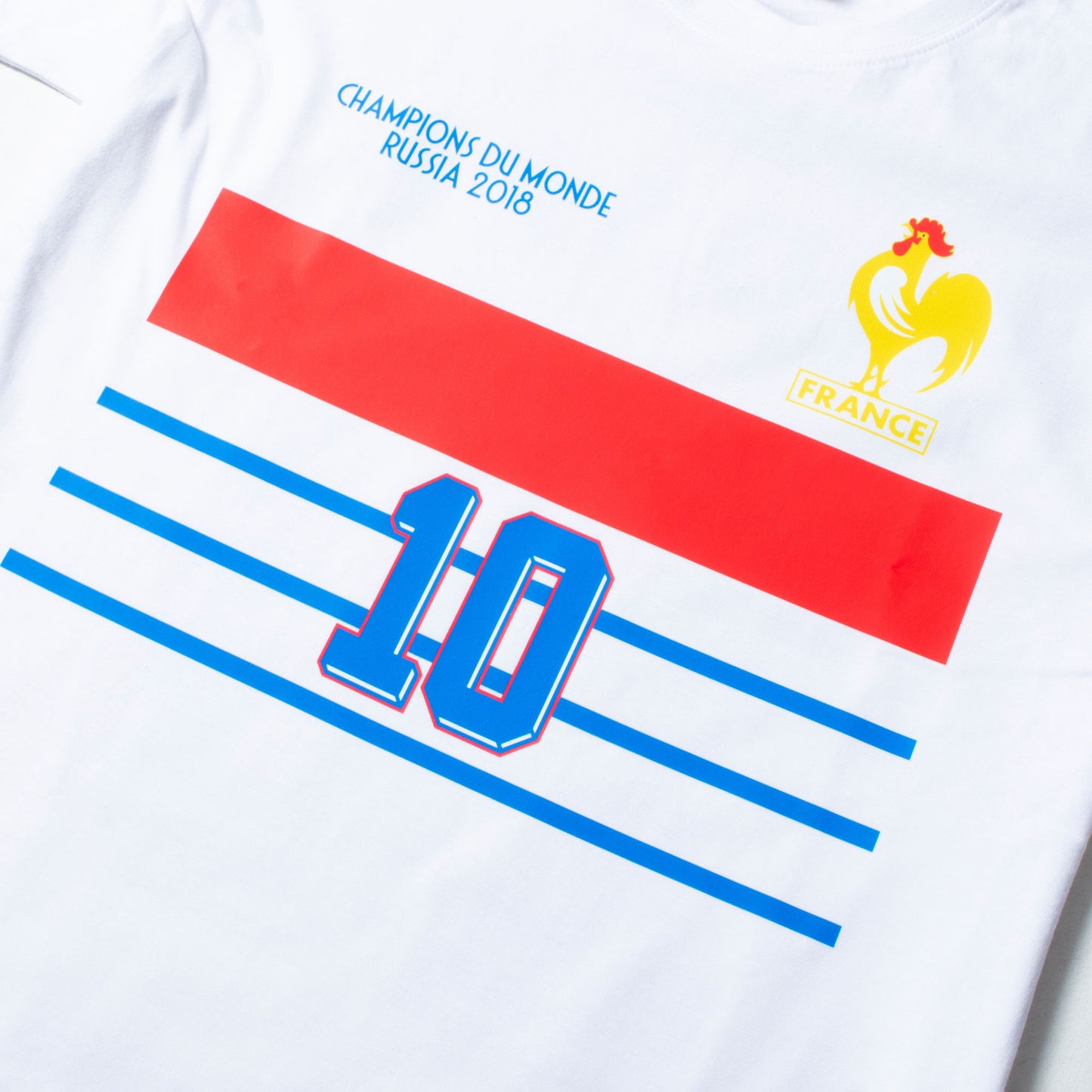France 1998 Zidane 10 Retro T-Shirt - White