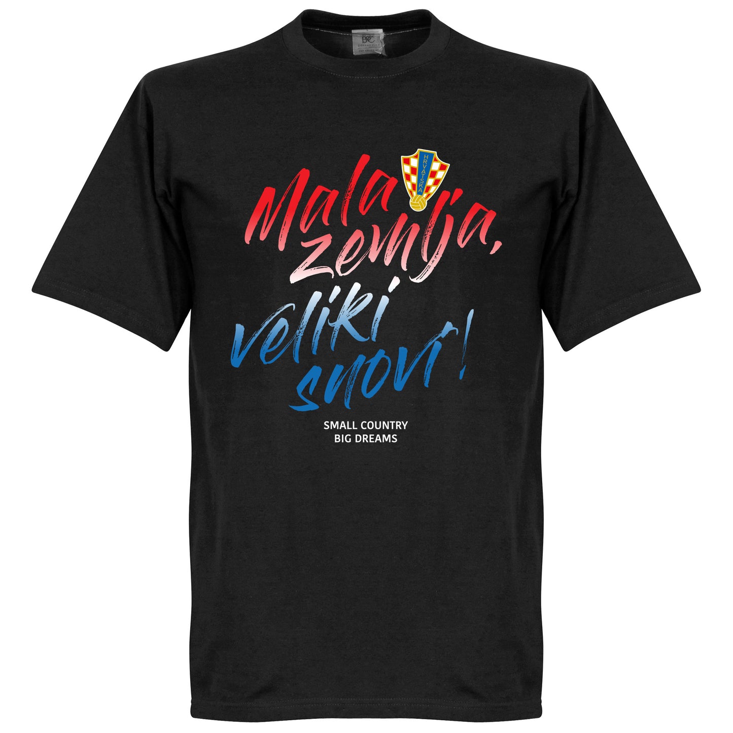 Croatia Mala zemlja, Veliki snovi Modric 10 T-Shirt - Black