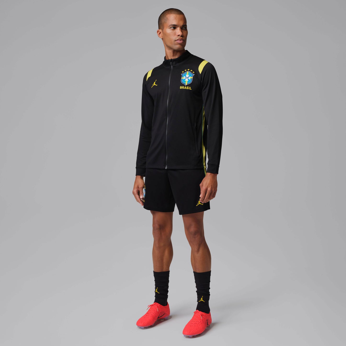 Nike Brazil Dri-Fit Academy Pro Track Jacket - Black - 2025-2026