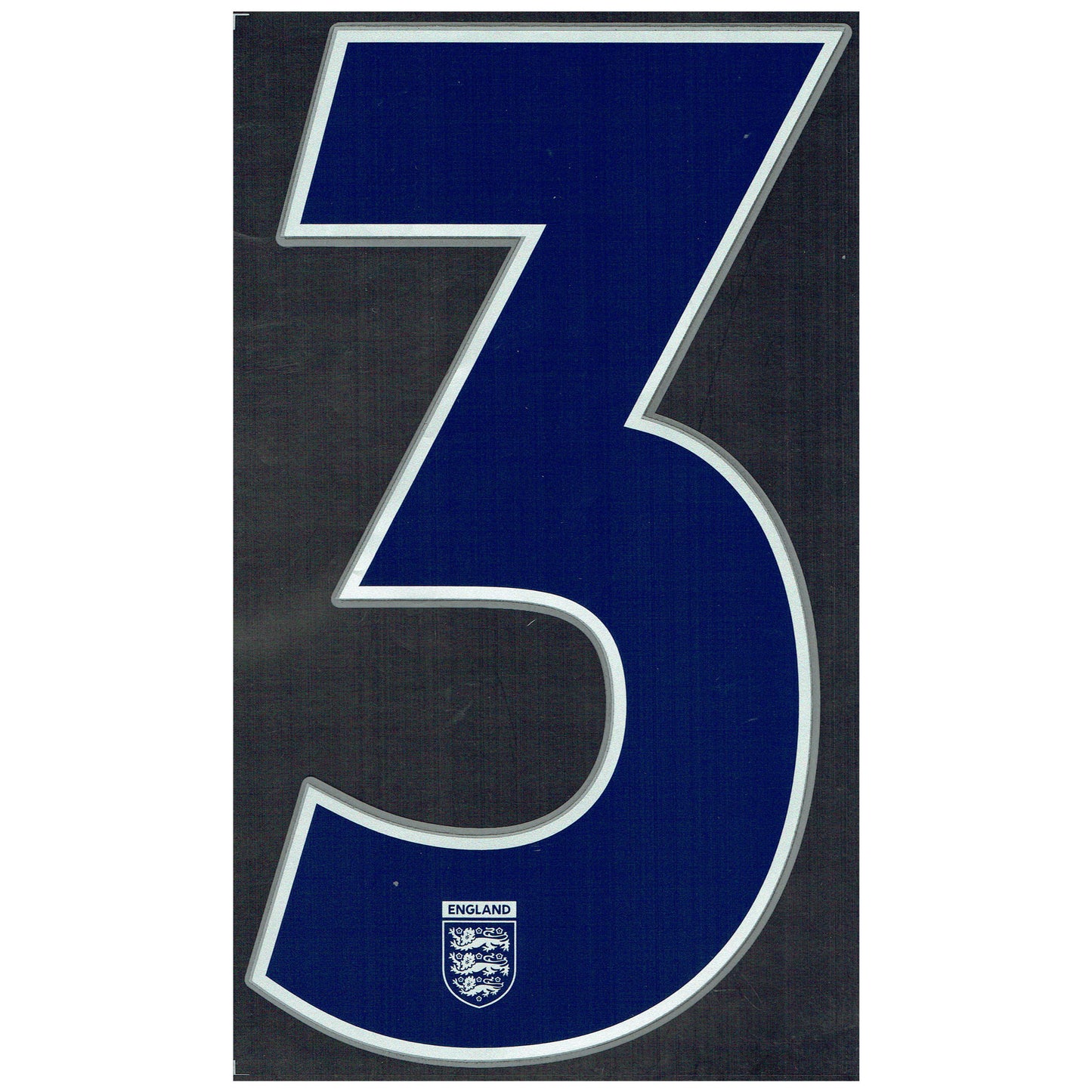 Back Numbers 05-07 England Home Official Name and Number
