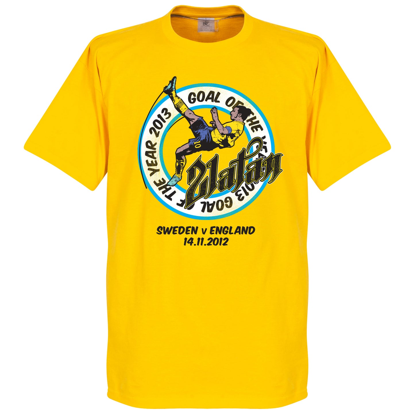 Zlatan Ibrahimovic Goal Of The Year T-Shirt - Yellow