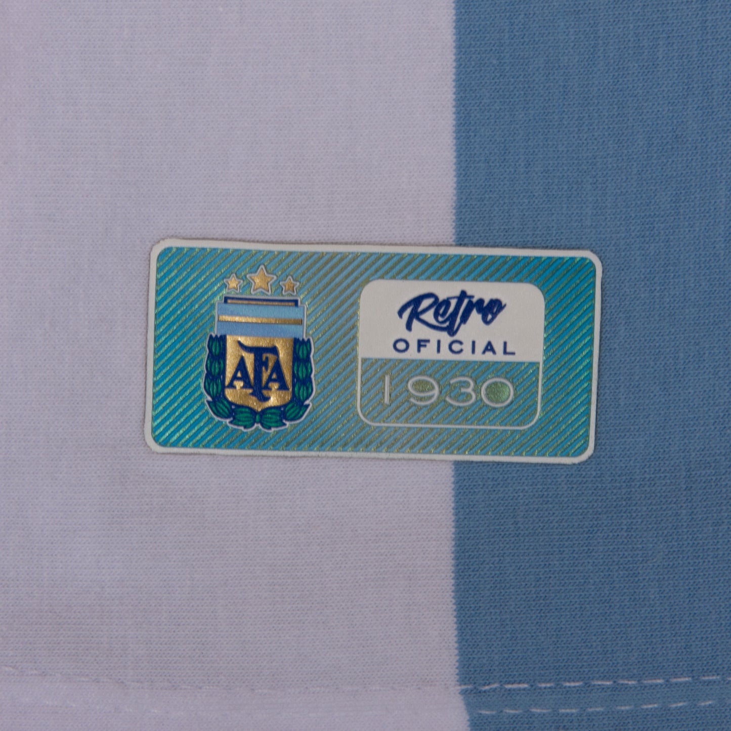Argentina Home Retro No.10 Shirt 1930 (Retro Flock Printing)