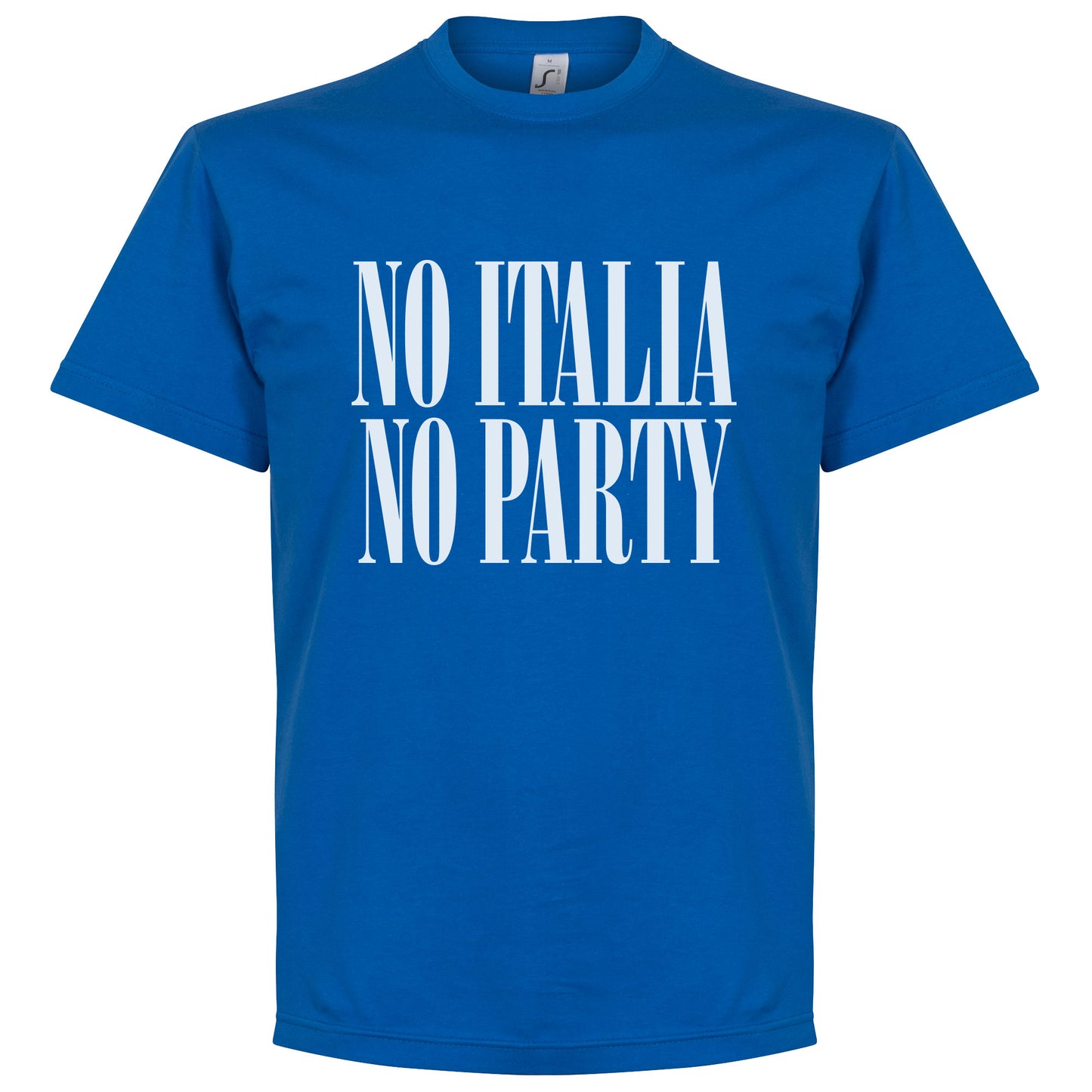 No Italia No Party T-Shirt - Royal