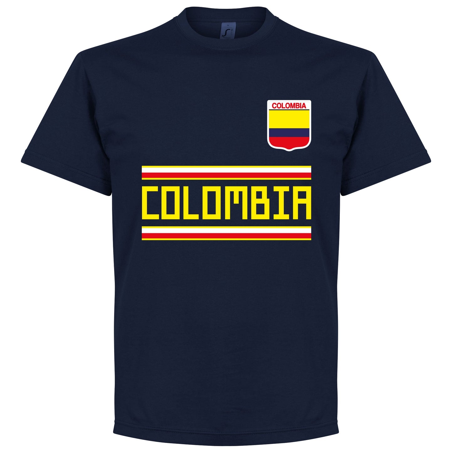 Colombia James 10 Team T-Shirt - Navy