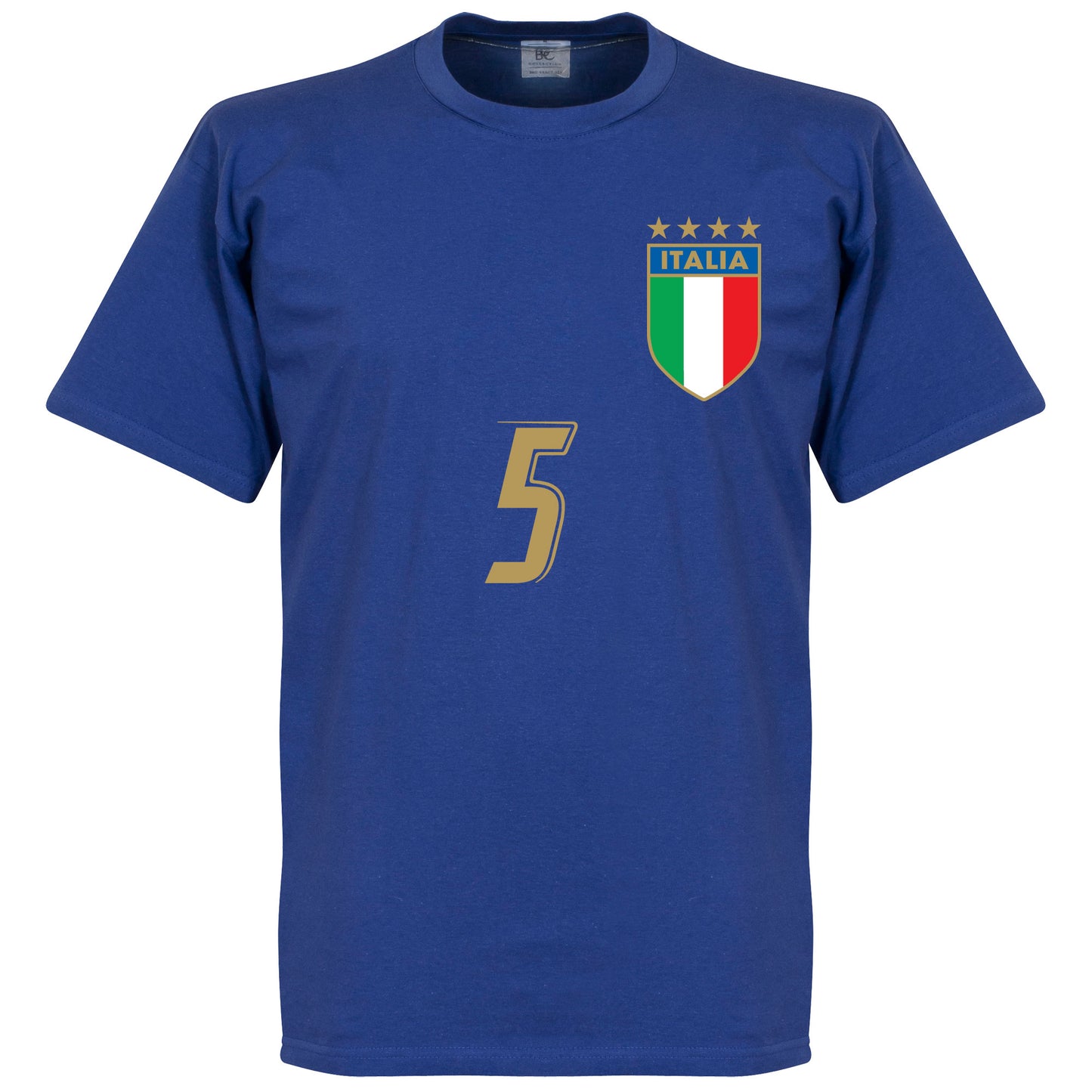 2006 Italy Cannavaro 5 KIDS T-Shirt - Royal