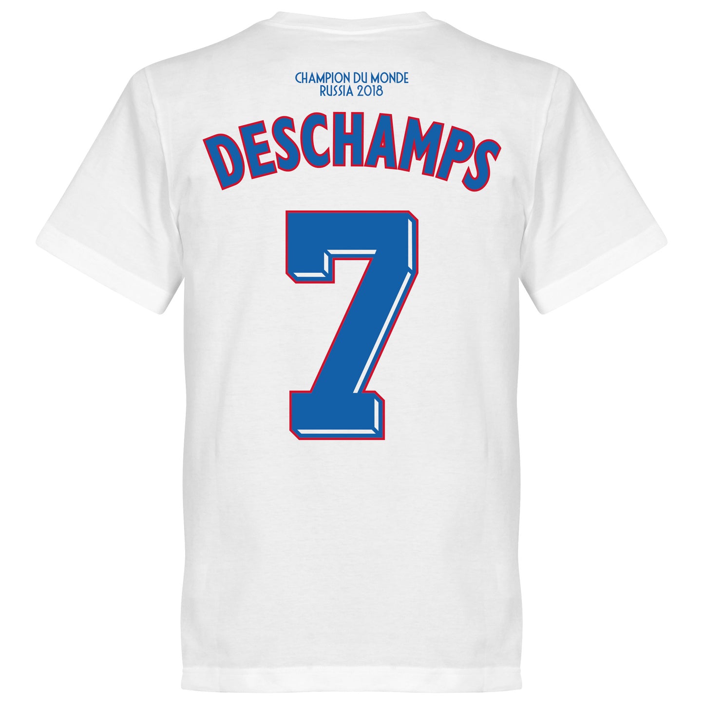 France Champions 98 Retro Deschamps 7 T-Shirt - White