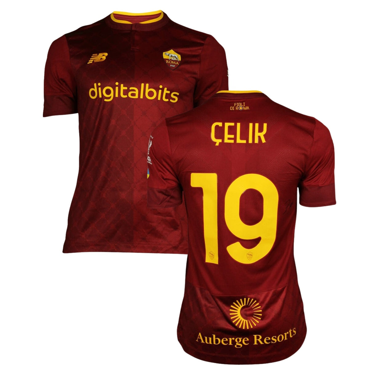 KitCaptain - Buy Affordable Soccer Jerseys - Zeki Çelik Roma 19 Jersey 