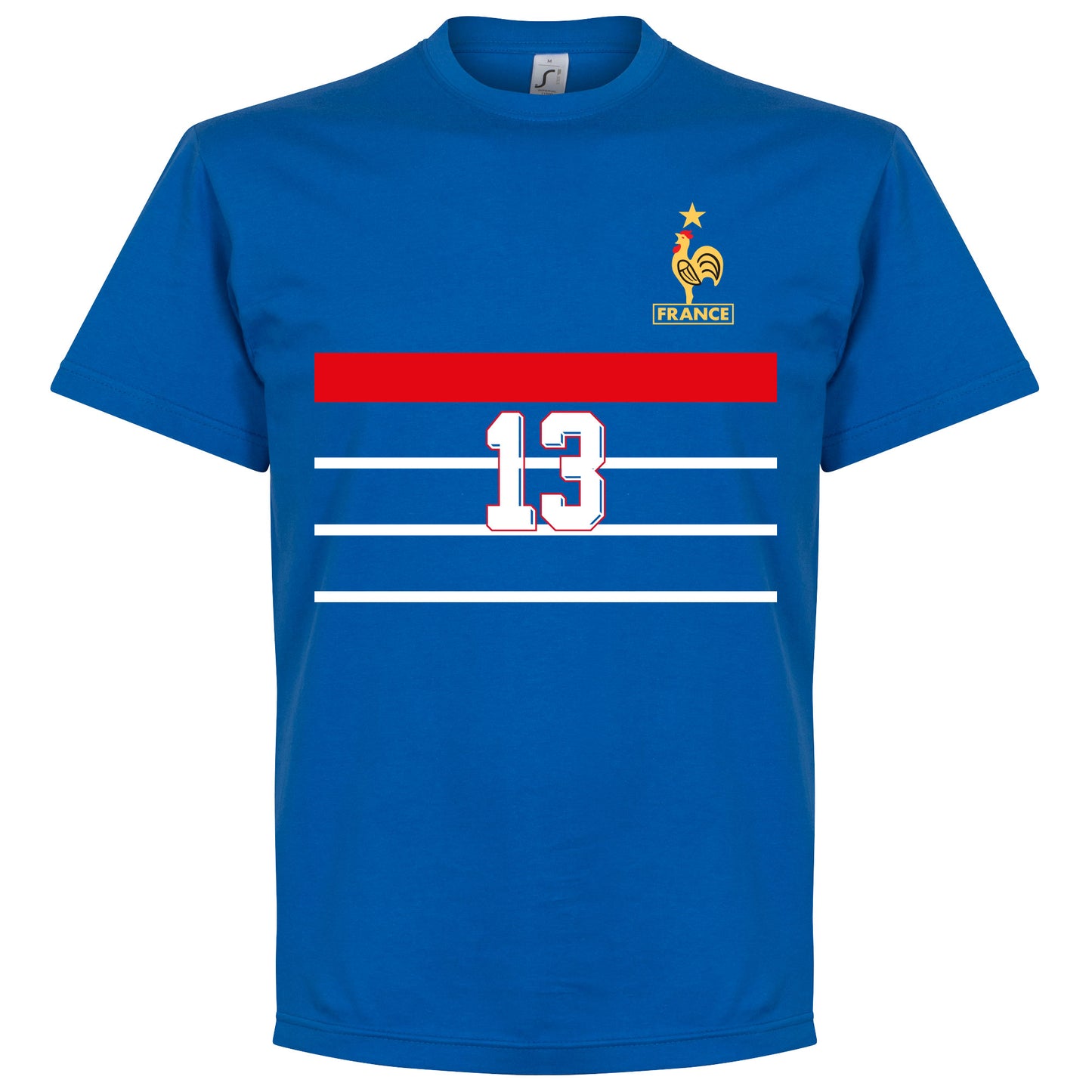 France 1998 Fontaine 13 Retro T-shirt - Royal