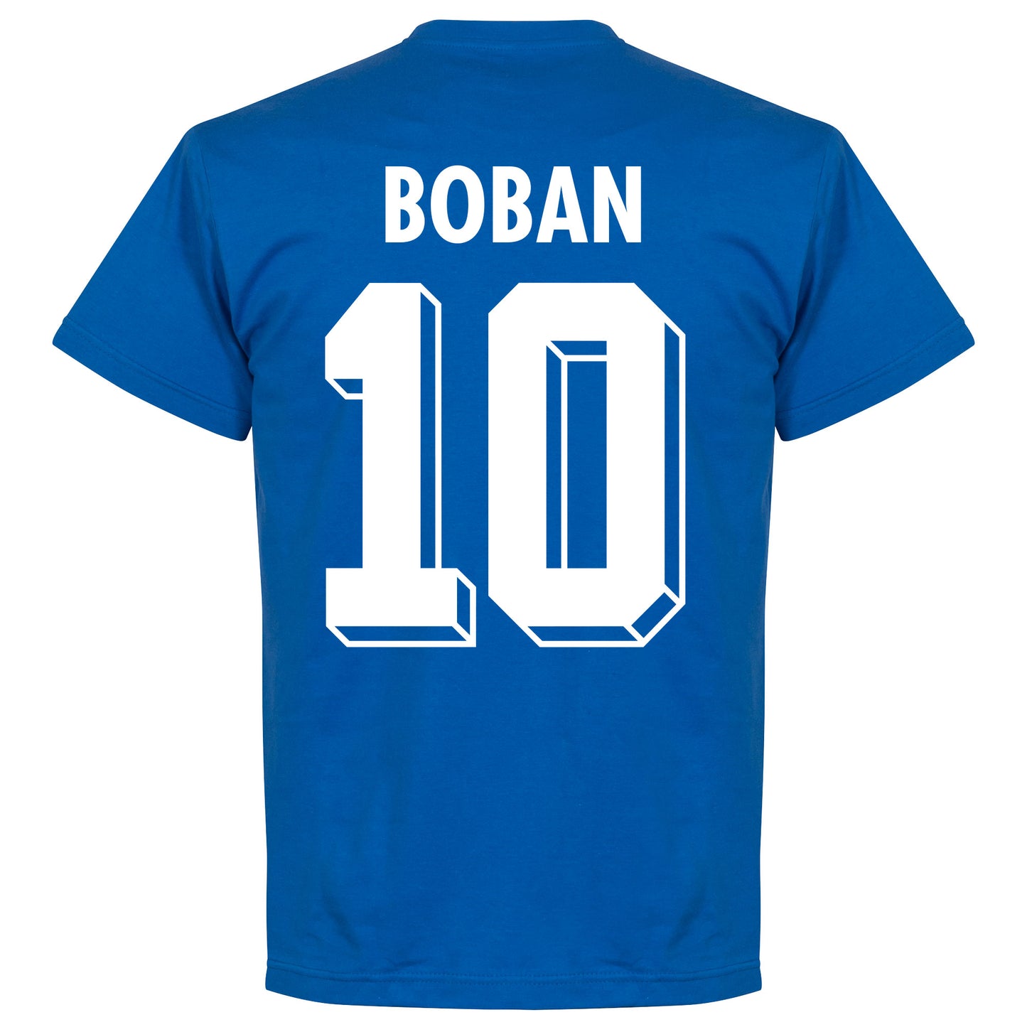 Croatia 98 Retro Boban 10 T-Shirt - Royal