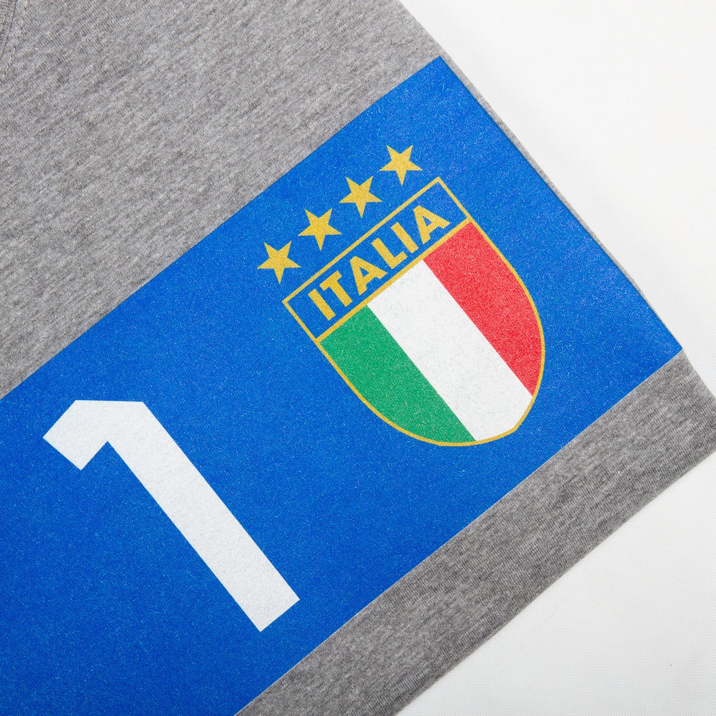 Italy Buffon Banner T-Shirt - Grey