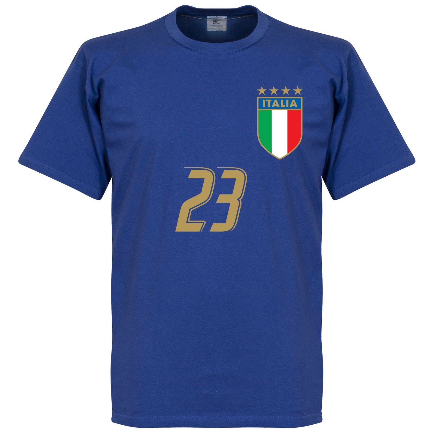 2006 Italy Materazzi T-shirt - Royal