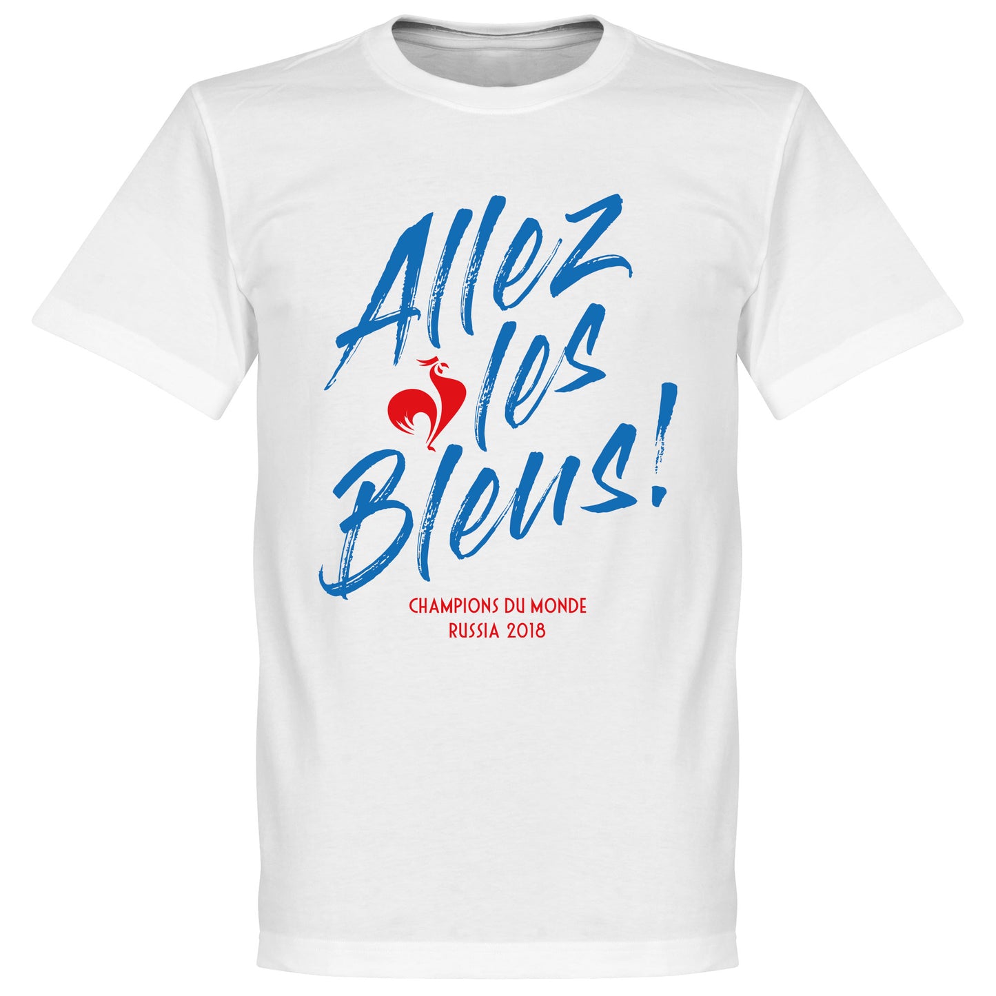 France Allez les Bleus Russia 2018 Squad T-shirt - White