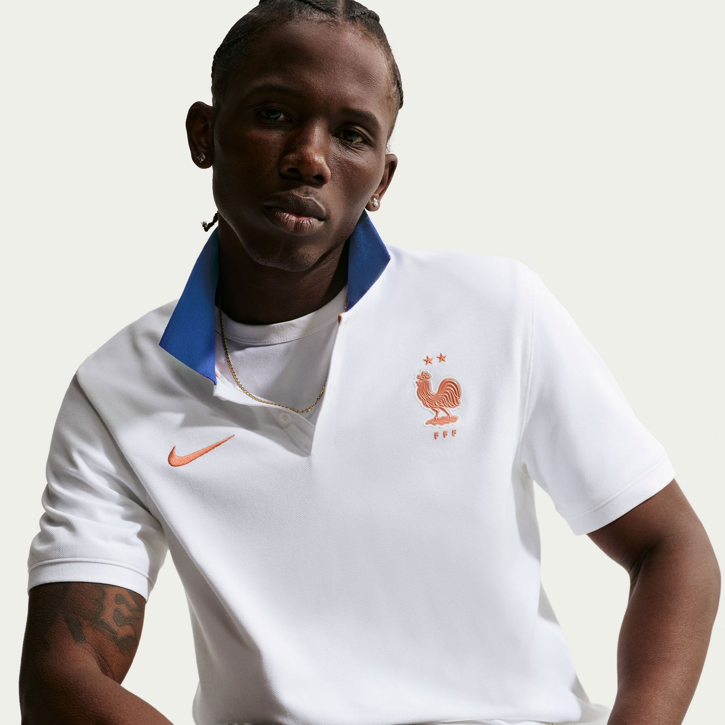 Nike France Dri-Fit The Nike Polo 2.0 - White - 2026-2027