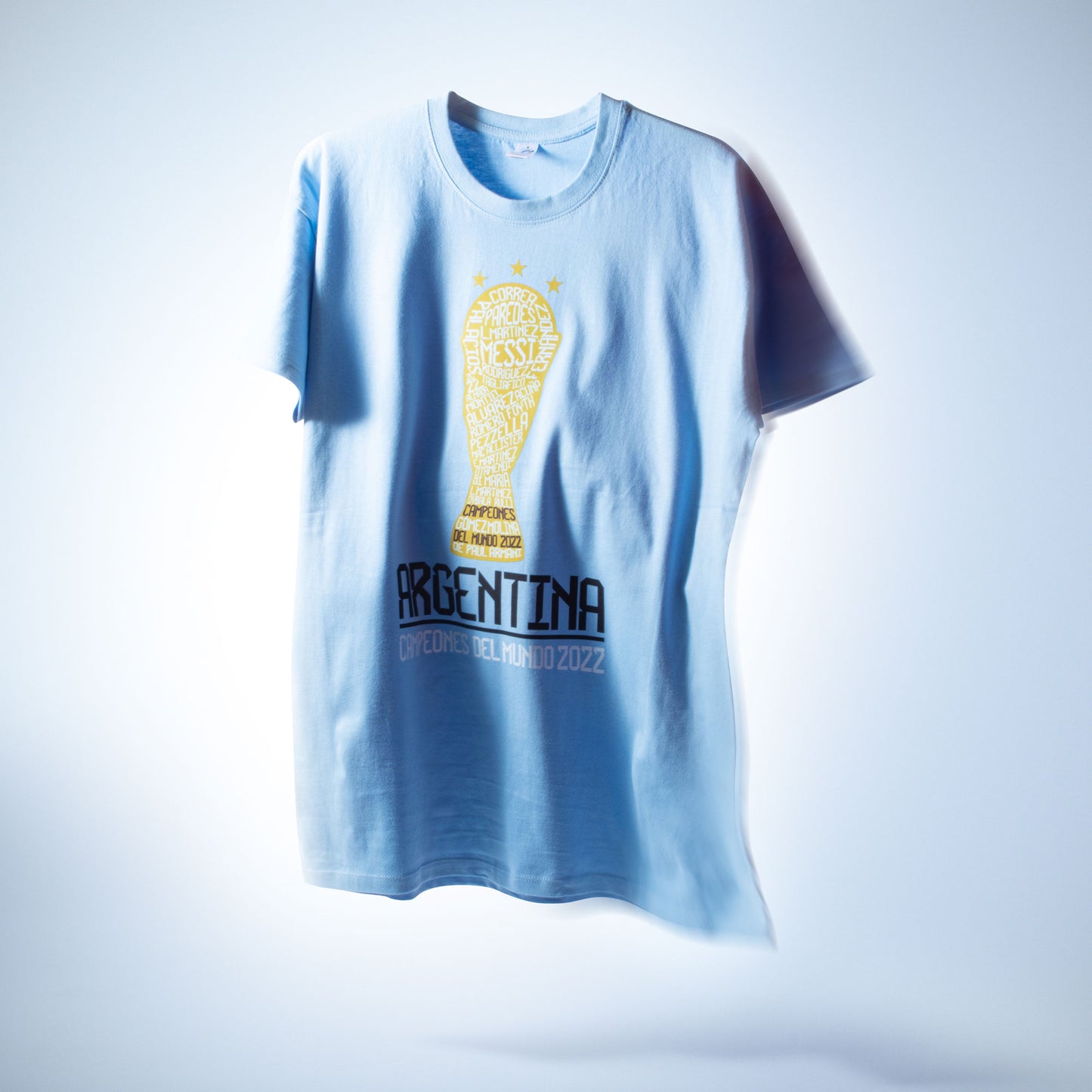 Argentina Campeones 2022 T-shirt - Sky Blue