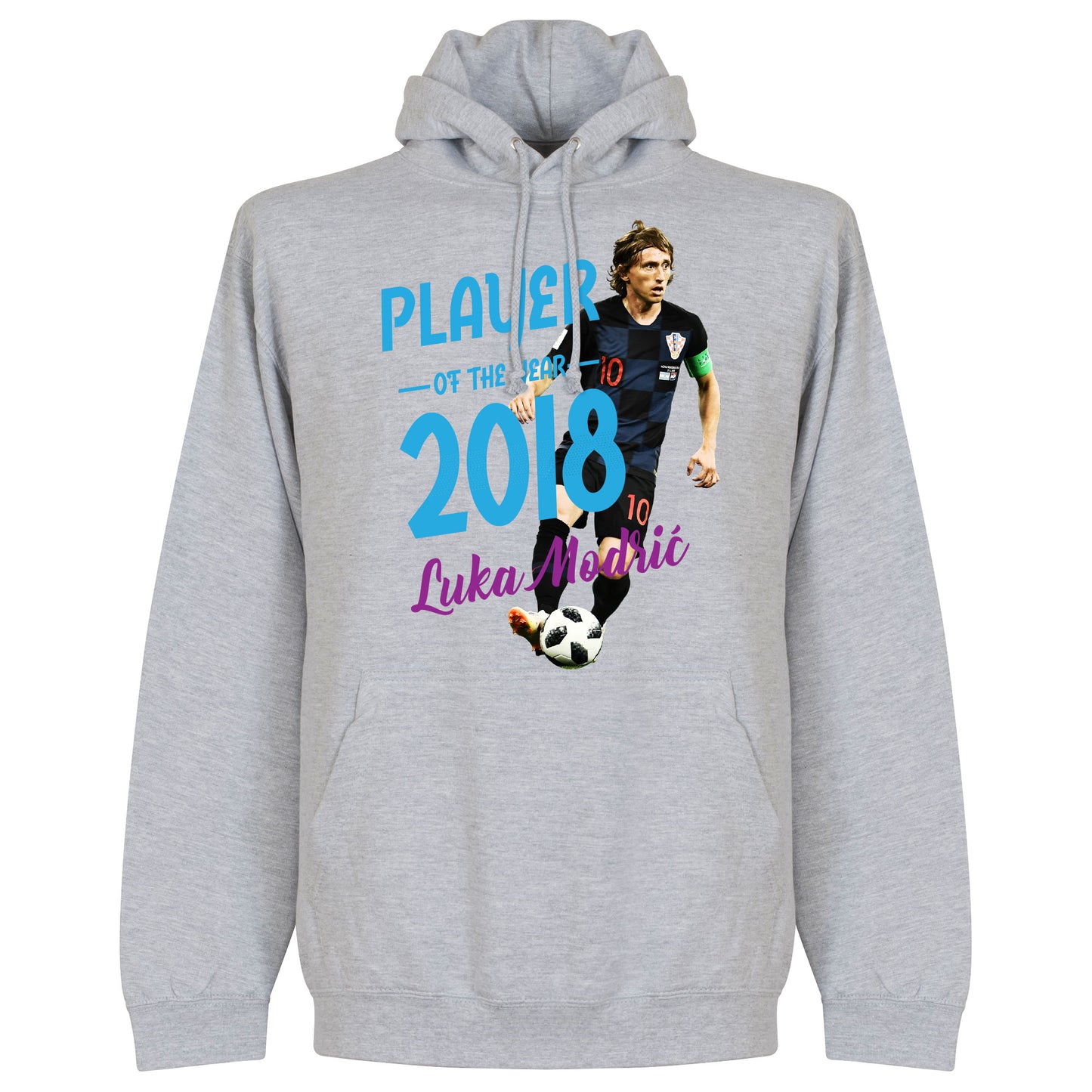 Modric 10 Player of the Year Kids Hoodie - Grey
