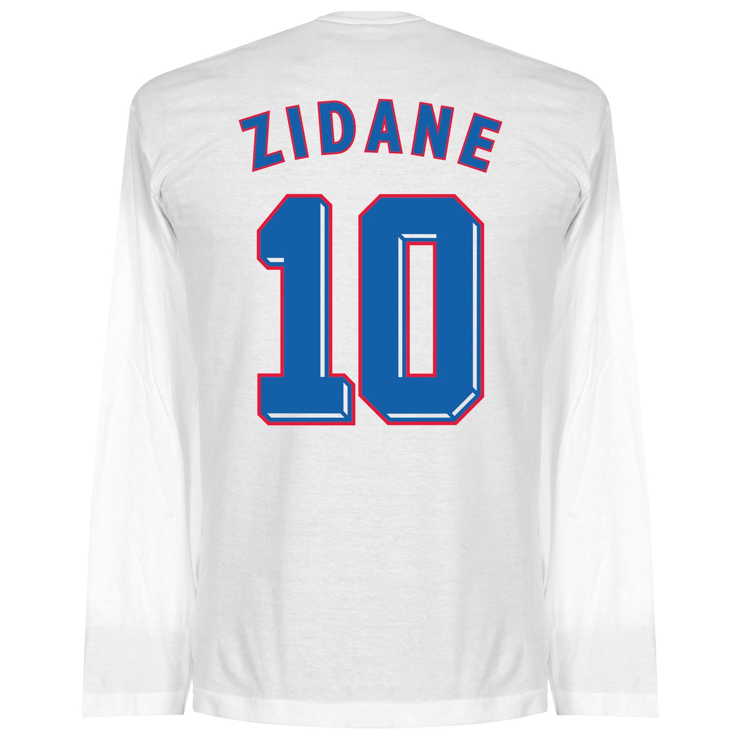 Zidane 1998 Away L/S T-Shirt - White