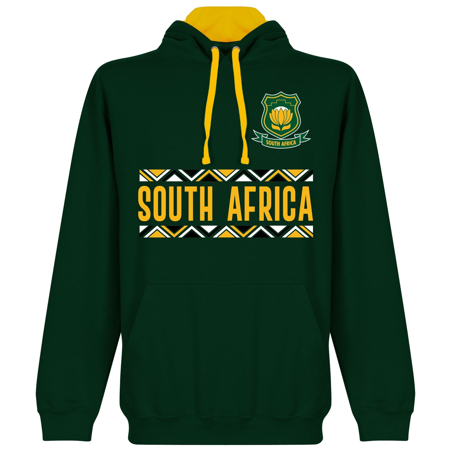 South Africa Rugby Team Kolisi 6 Hoodie - Forest/Gold