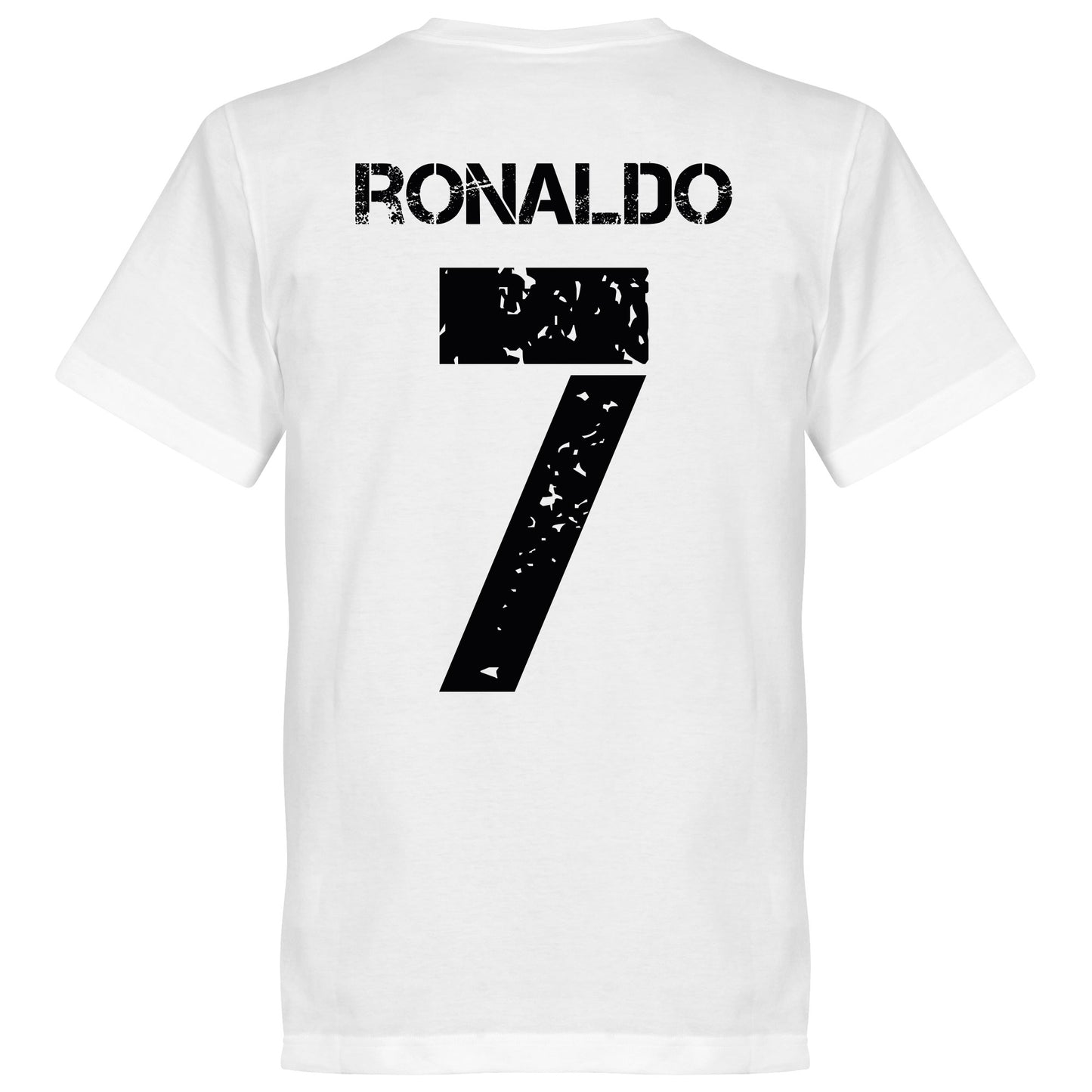 Ronaldo 7 Portugal Flag T-shirt - White