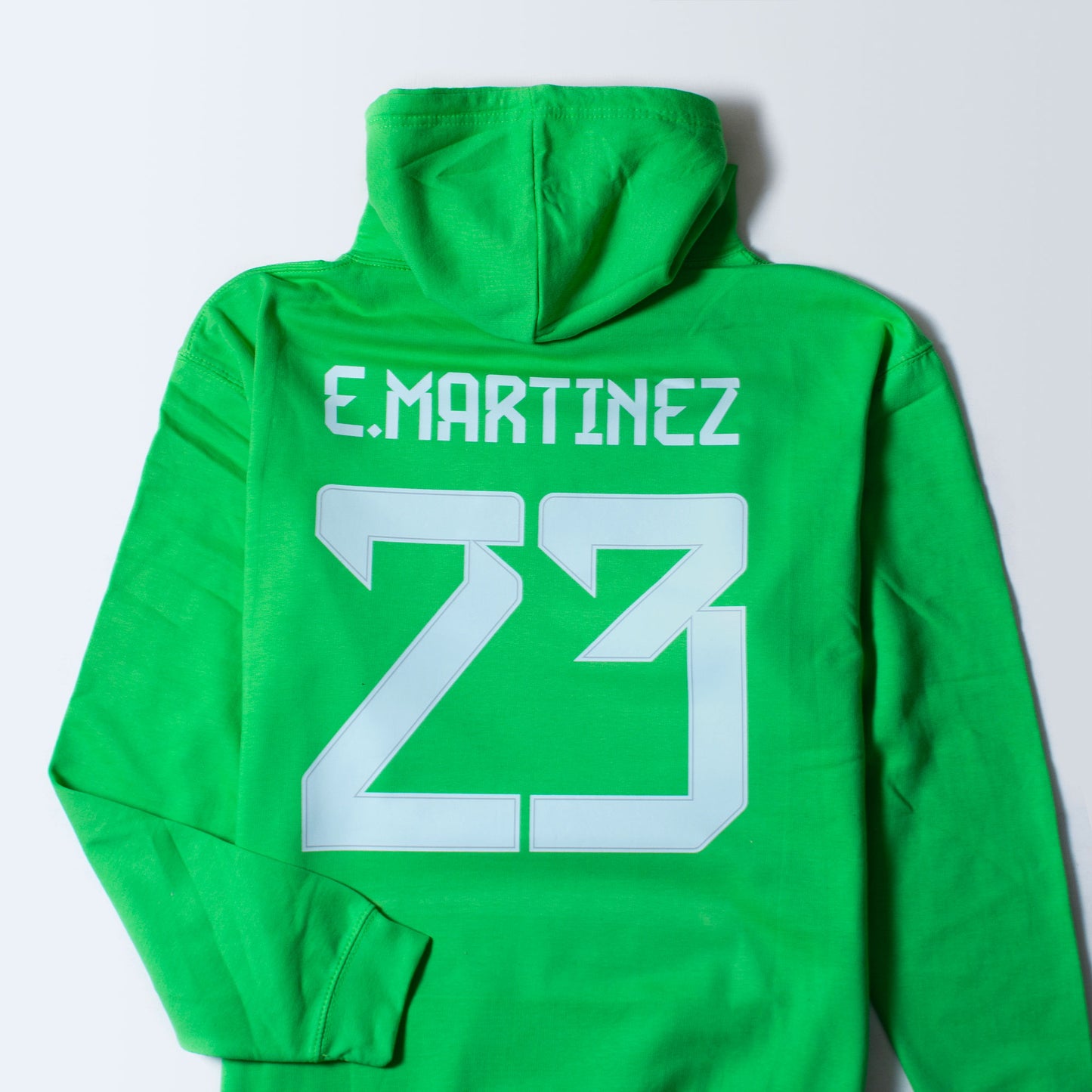 Argentina Team E.Martinez 23 Hoodie - Lime Green