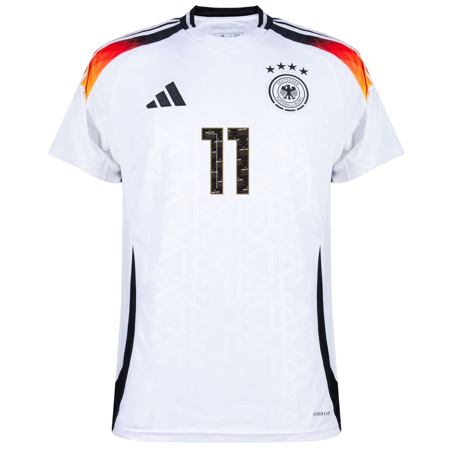 adidas Germany Home Klose 11 Jersey 2024-2025 (Danke Klose Printing)