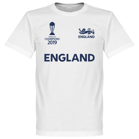 England Cricket World Cup Winners KIDS T-shirt - White