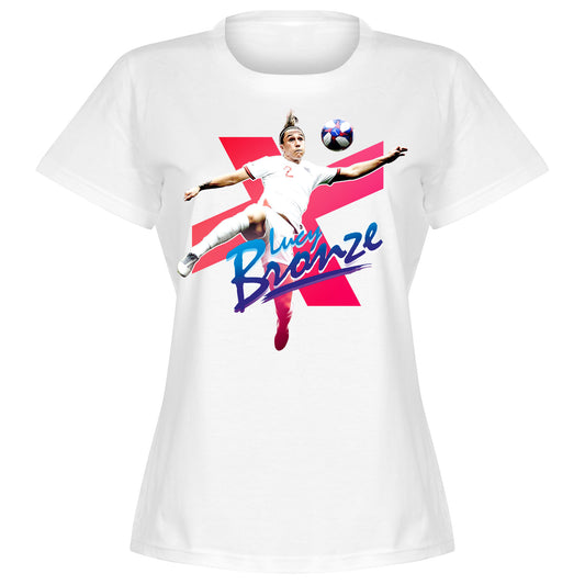 Lucy Bronze Womens T-Shirt - White