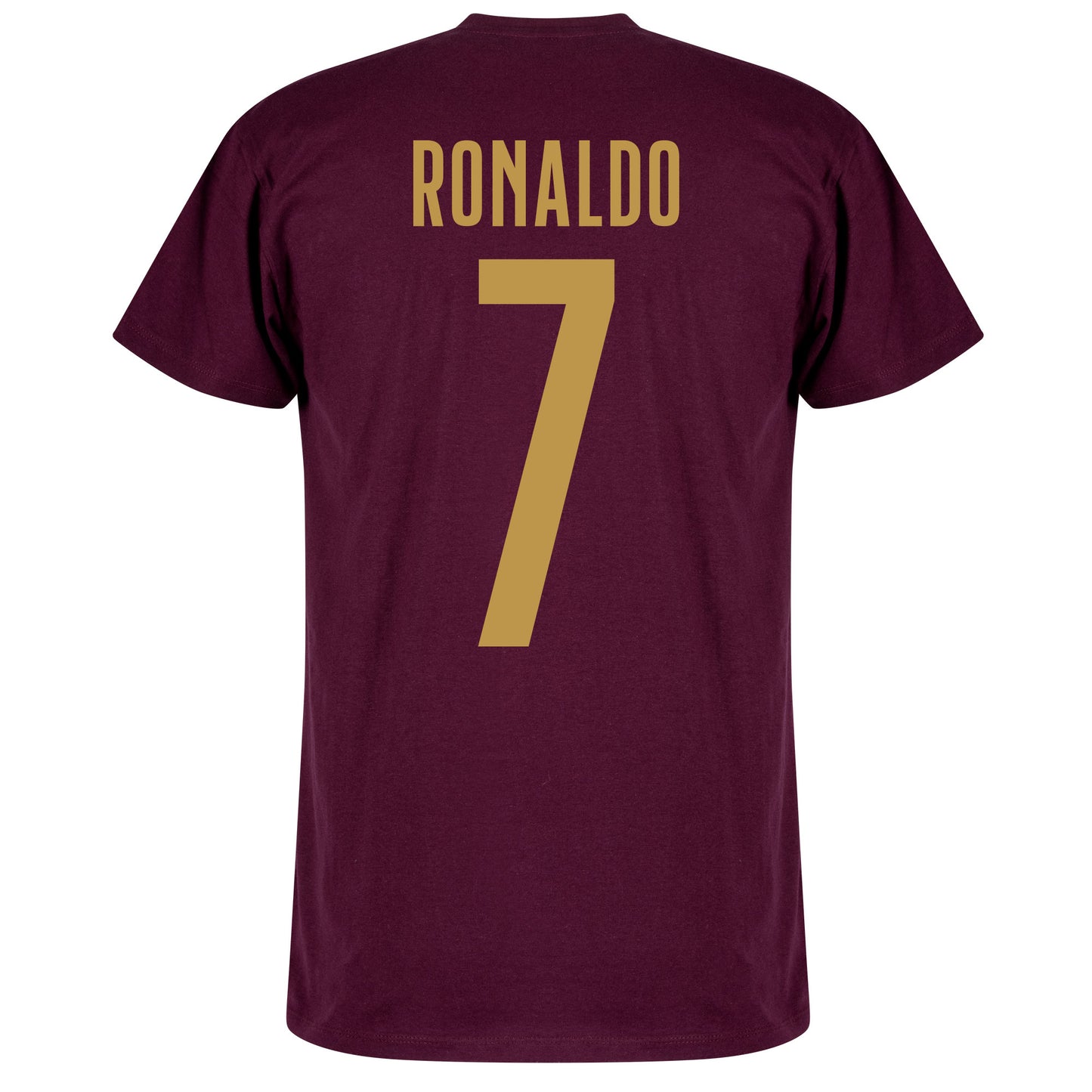 Portugal 2022 Team Ronaldo 7 T-shirt - Maroon
