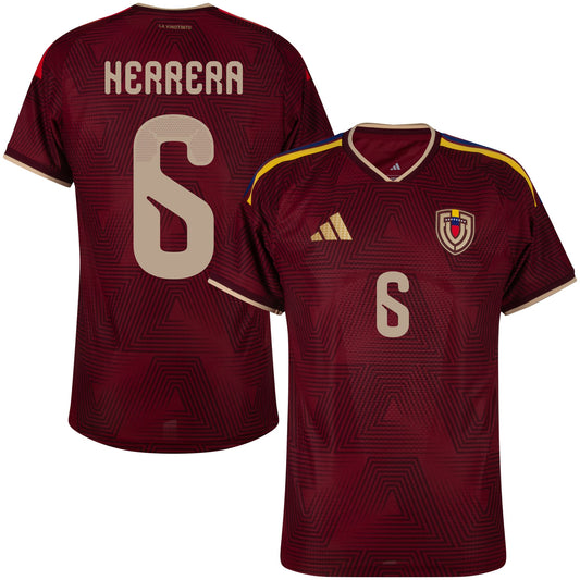 adidas Venezuela Home Herrera 6 Shirt 2026-2027 (Official Printing)