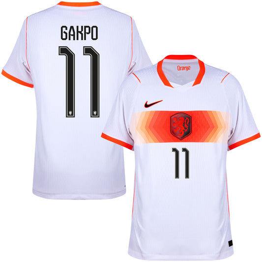 Nike Holland Aero-Fit Match Away Gakpo 11 Shirt 2026-2027 (Official Printing)