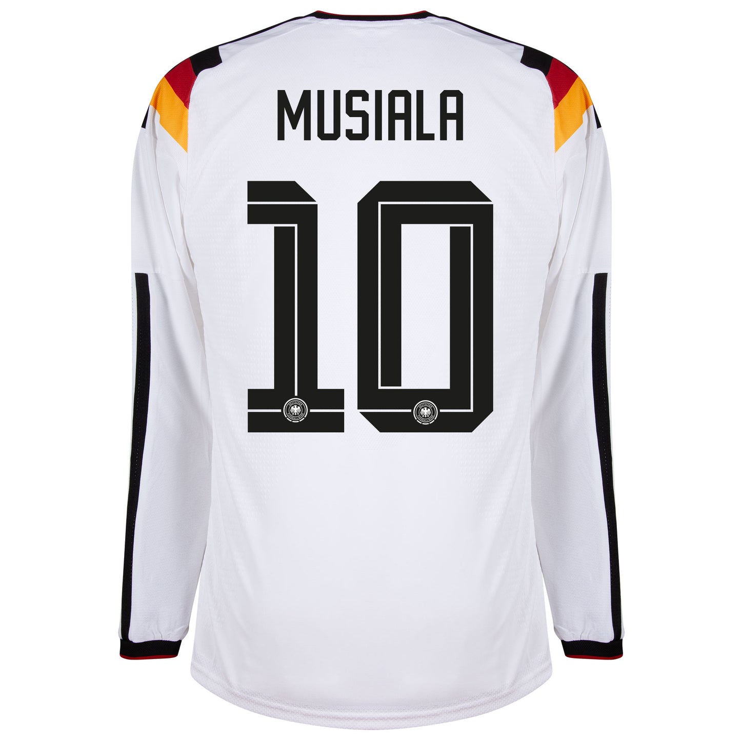 adidas Germany Authentic Home L/S Musiala 10 Shirt 2026-2027 (Official Printing)