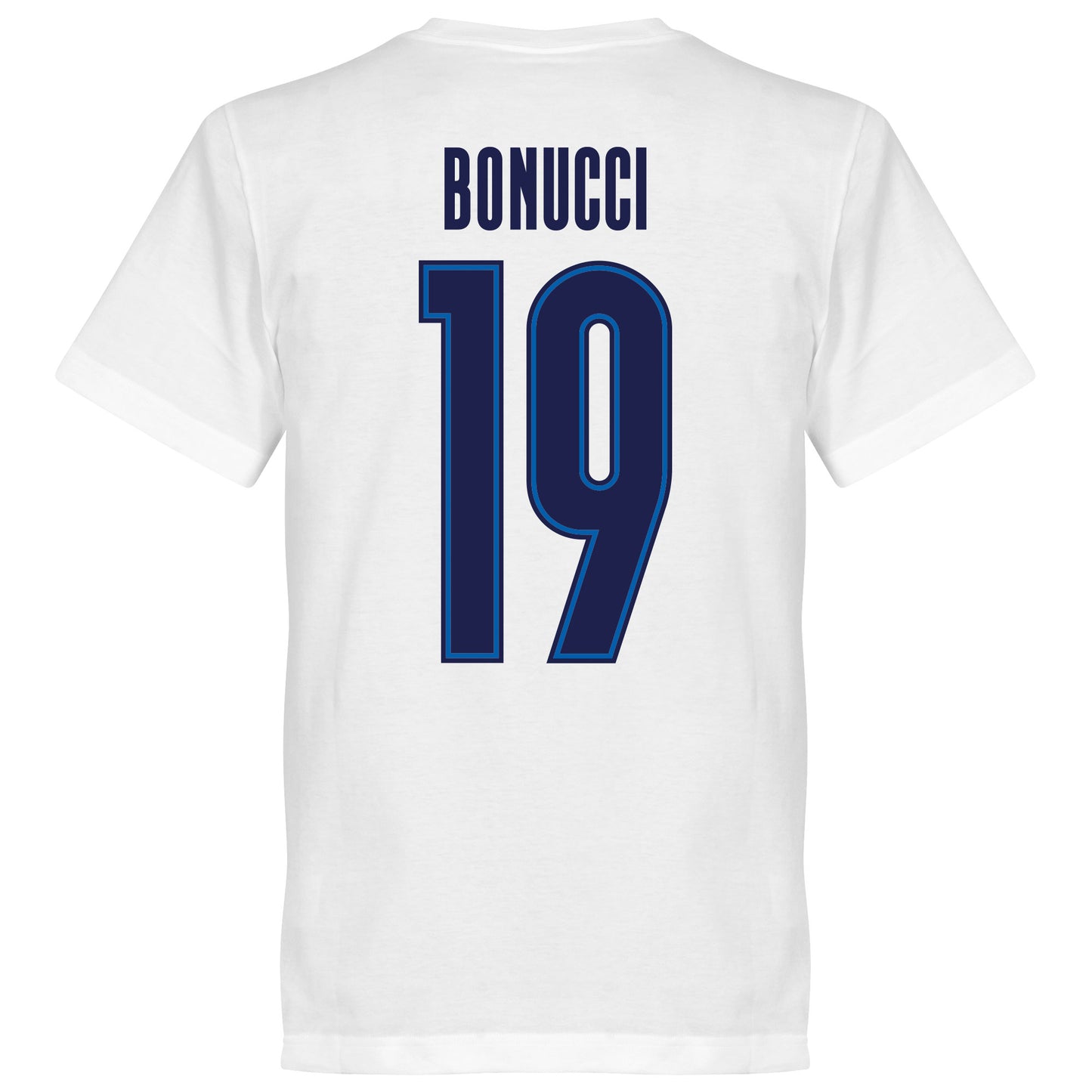 Italy Bonucci 19 Team T-shirt - White