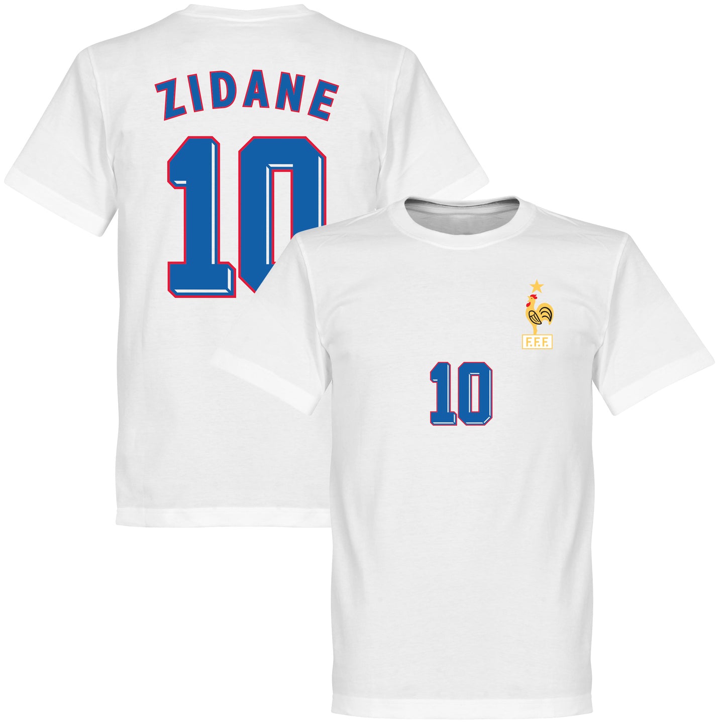 1998 France Zidane 10 Away KIDS T-Shirt - White
