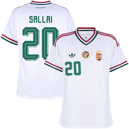 adidas Hungary Away Sallai 20 Shirt 2026-2027 (Official Printing)