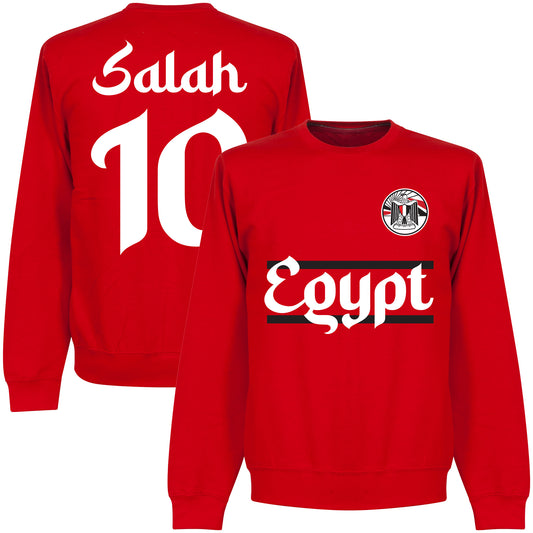 Egypt Team Crest Salah 10 KIDS Sweatshirt - Red