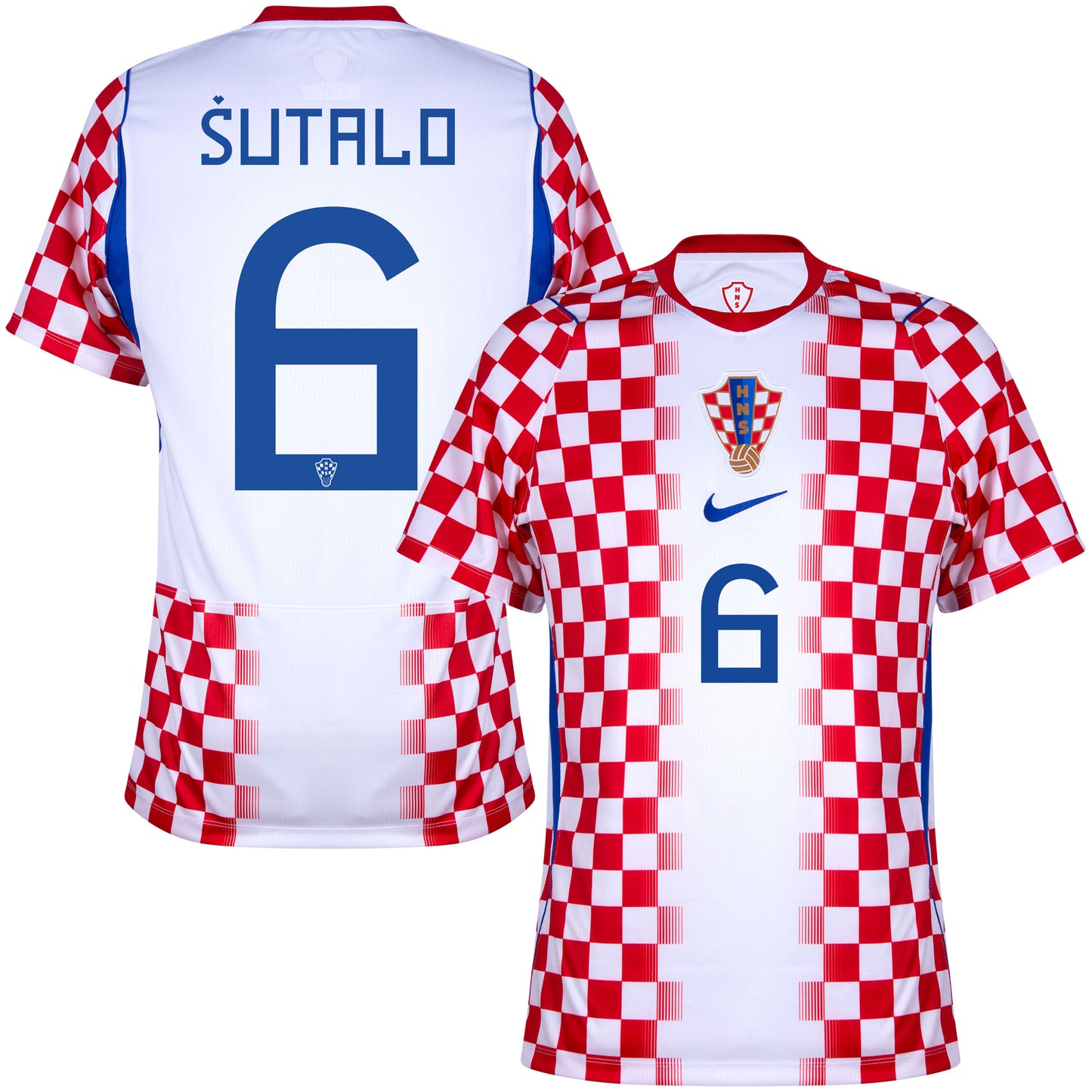 Nike Croatia Home Sutalo 6 Shirt 2026 (Official Printing)