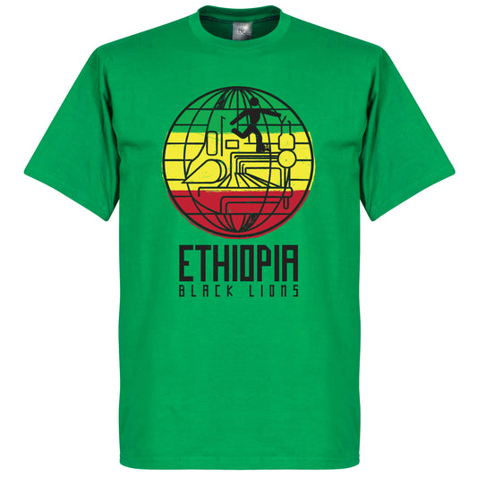 Ethiopia Black Lions T-shirt - Green
