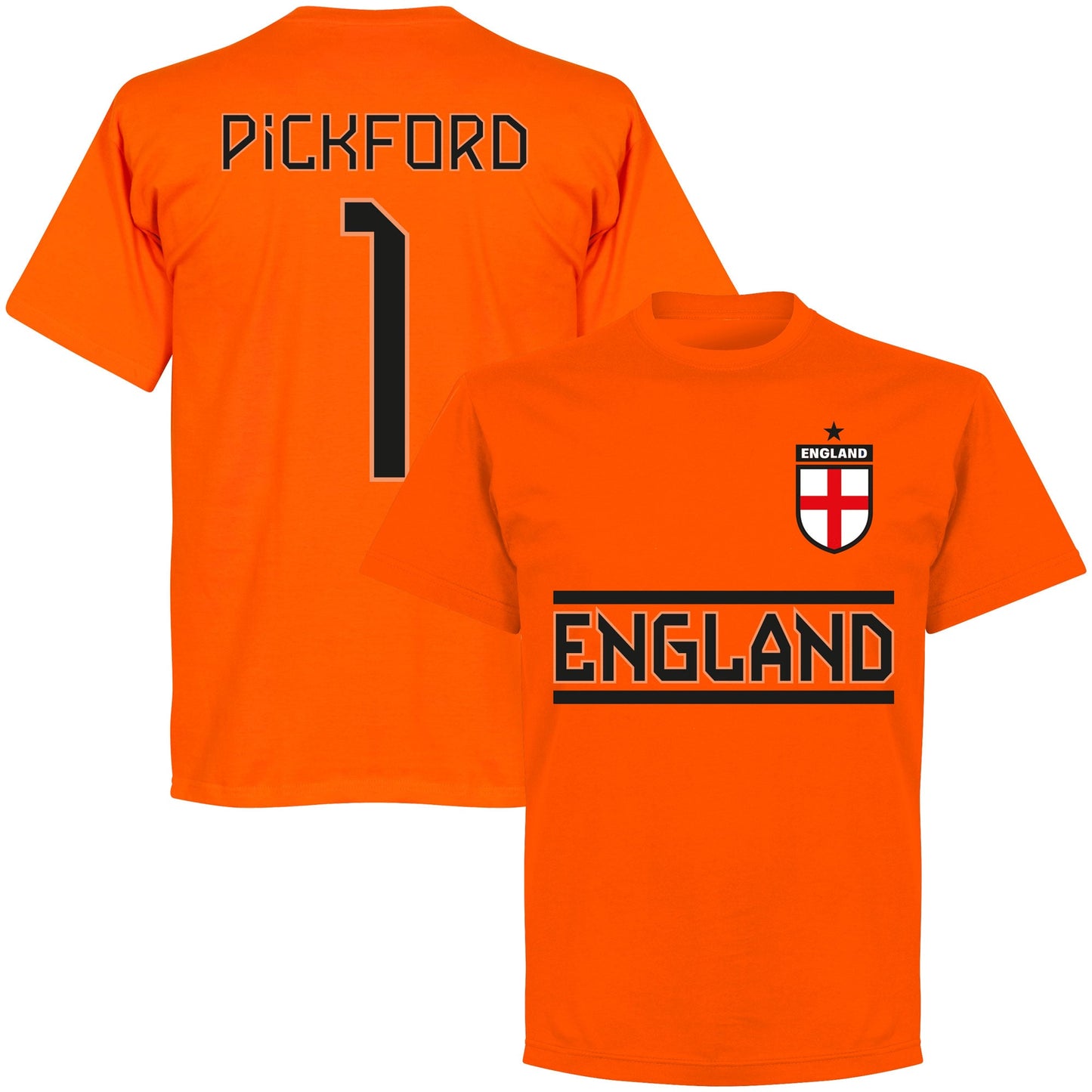 England Team Pickford 1 KIDS T-shirt - Orange