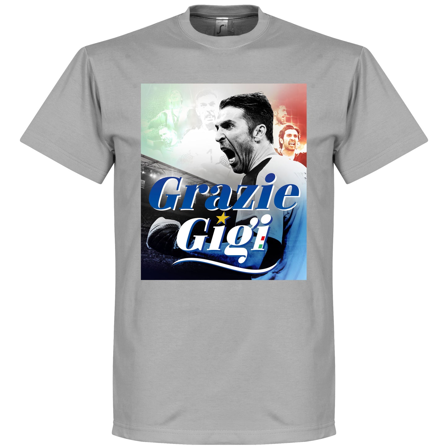 Grazie Gigi Buffon T-Shirt  - Grey
