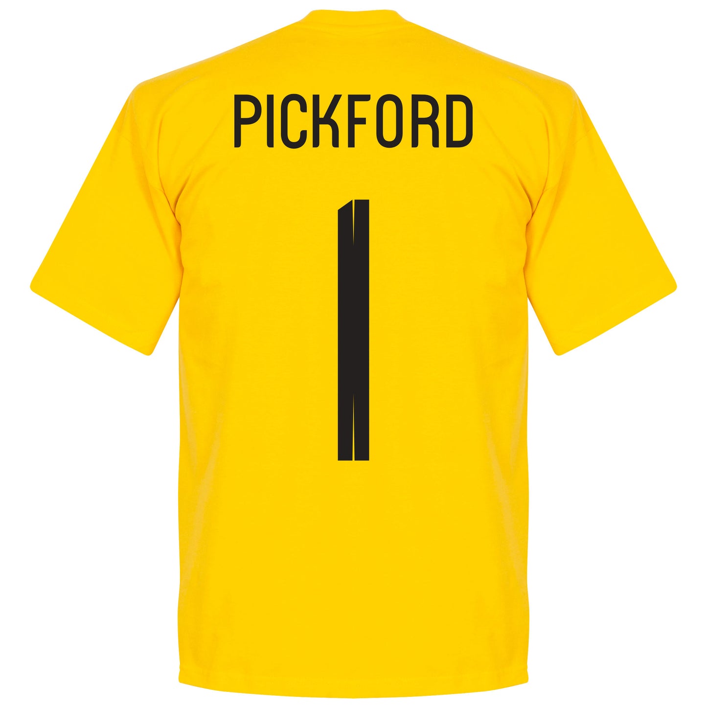 England Pickford 1 Team GK T-Shirt - Yellow